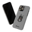 Pup Hood Slim iPhone Cases - Grey