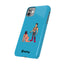 Handler & Pup Slim iPhone Cases - Turquoise