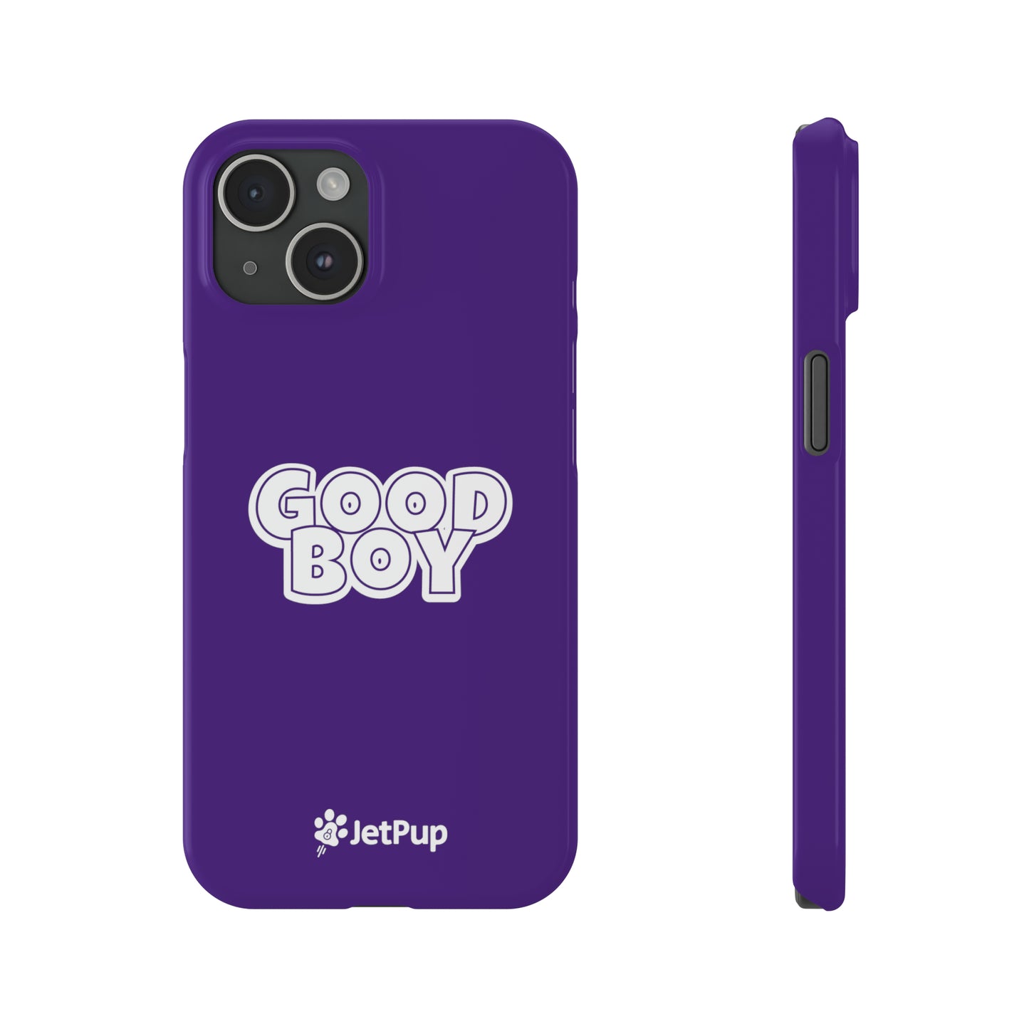 Good Boy Slim iPhone Cases - Purple