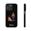 Handler & Pup Slim iPhone Cases - Black