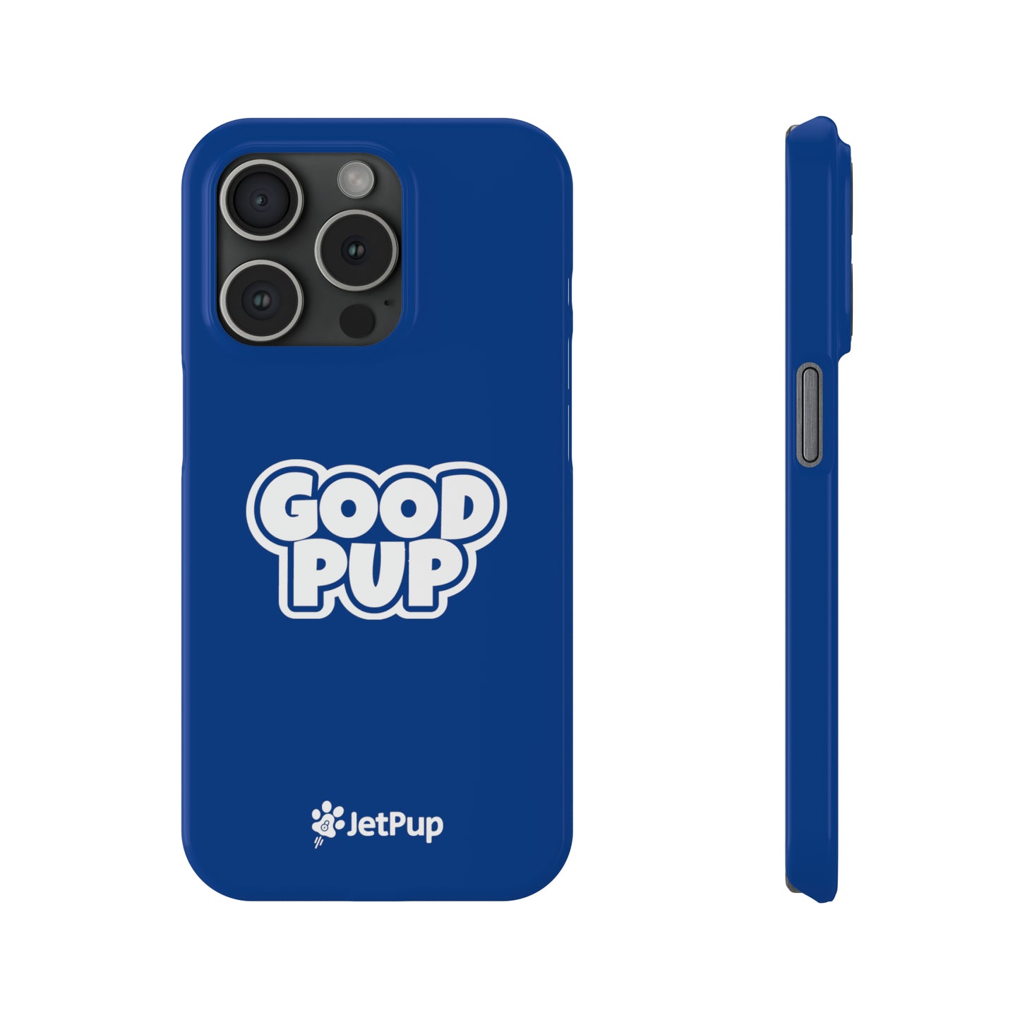 Good Pup Slim iPhone Cases - Blue