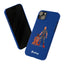 Dad & Pup Slim iPhone Cases - Blue