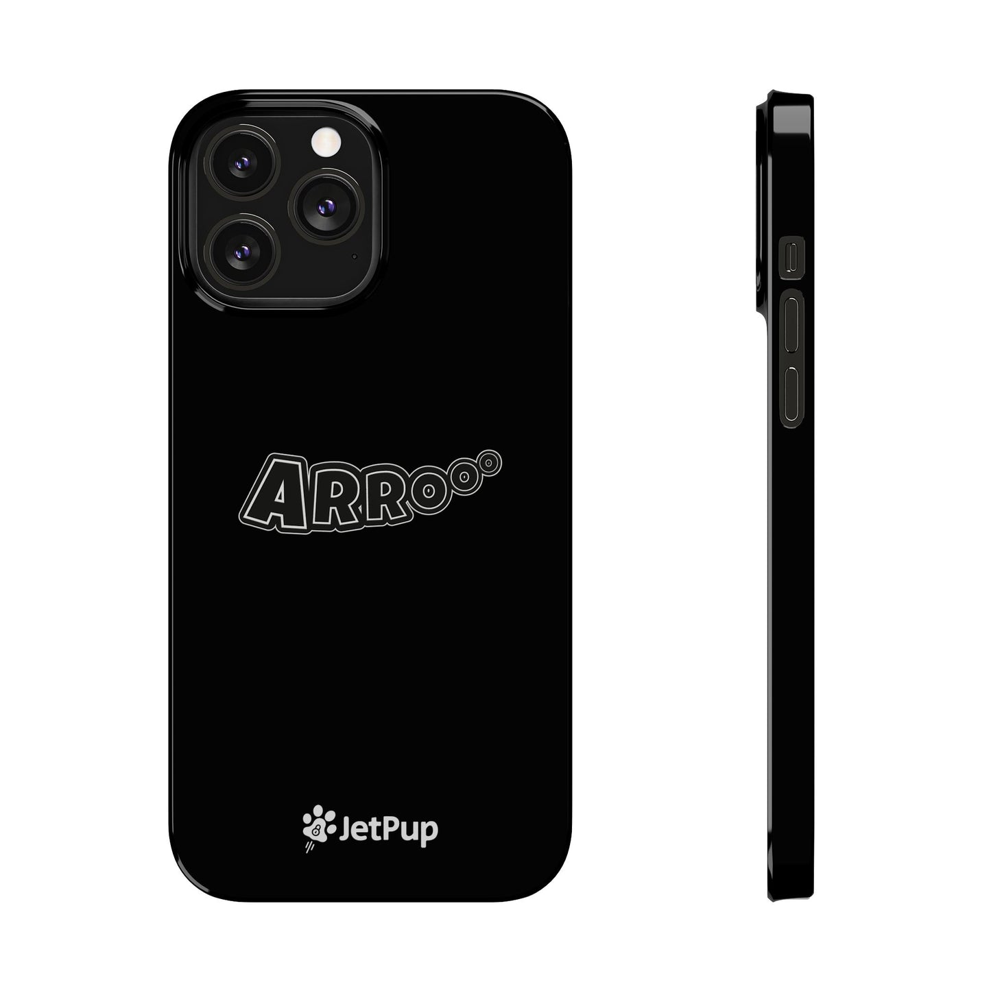 Arrooo Slim iPhone Cases - Black