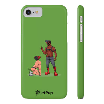 Sir & Pup Hood Slim iPhone Cases - Green