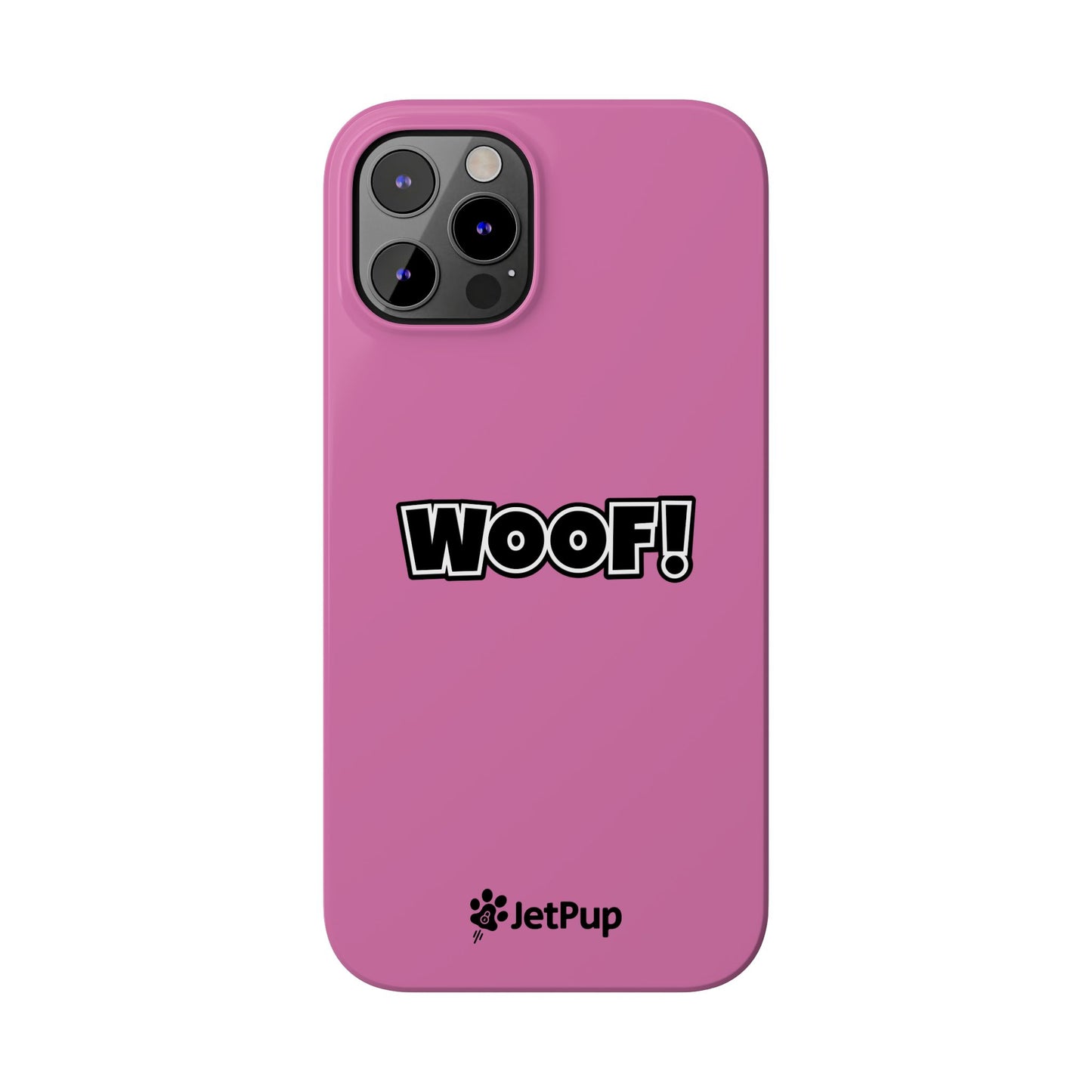 Woof Slim iPhone Cases -  Pink