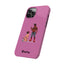 Sir & Pup Hood Slim iPhone Cases - Pink