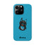 Pup Hood Slim iPhone Cases - Turquoise