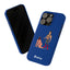 Handler & Pup Slim iPhone Cases - Blue