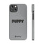 Puppy Slim iPhone Cases - Grey