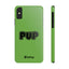 Pup Slim iPhone Cases - Green