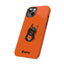 Pup Hood Slim iPhone Cases - Orange