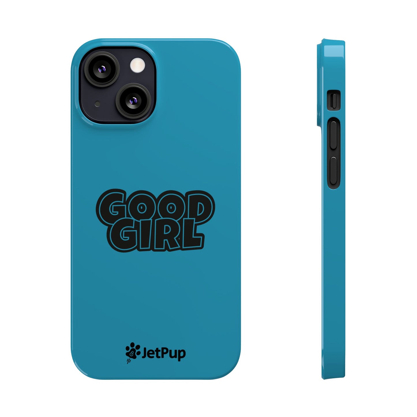 Good Girl Slim iPhone Cases - Turquoise