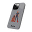 Dad & Pup Slim iPhone Cases - Grey