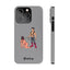 Handler & Pup Slim iPhone Cases - Grey