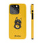 Pup Hood Slim iPhone Cases - Yellow