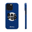 Bad Pup Slim iPhone Cases - Blue