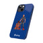 Dad & Pup Slim iPhone Cases - Blue