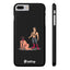 Handler & Pup Slim iPhone Cases - Black