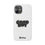 Good Boy Slim iPhone Cases - White