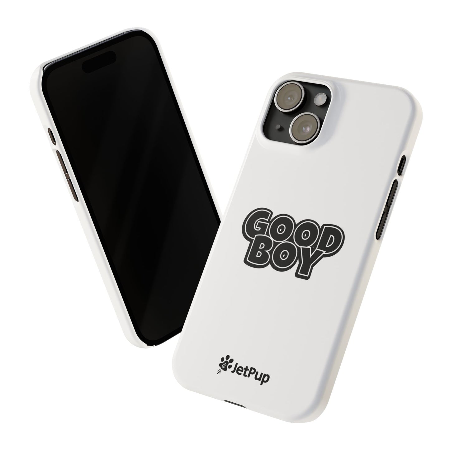 Good Boy Slim iPhone Cases - White