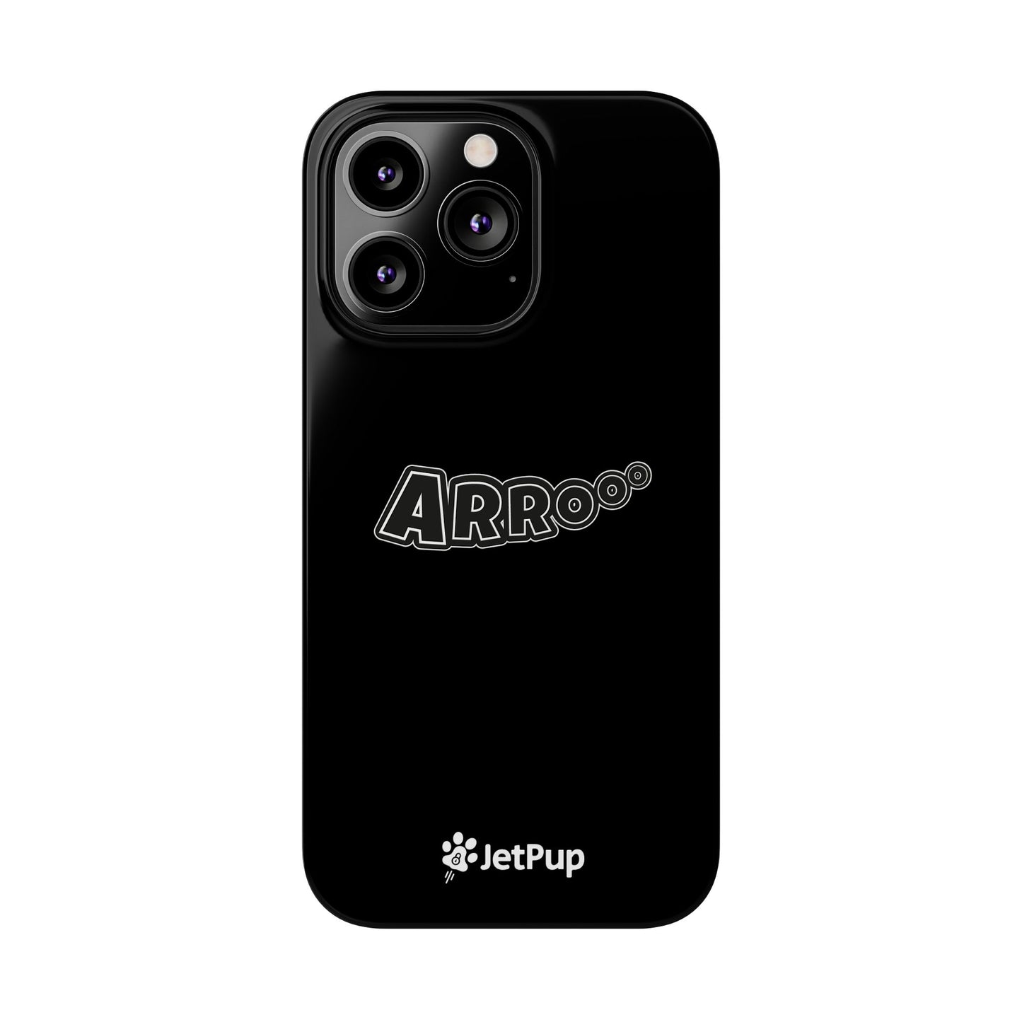 Arrooo Slim iPhone Cases - Black