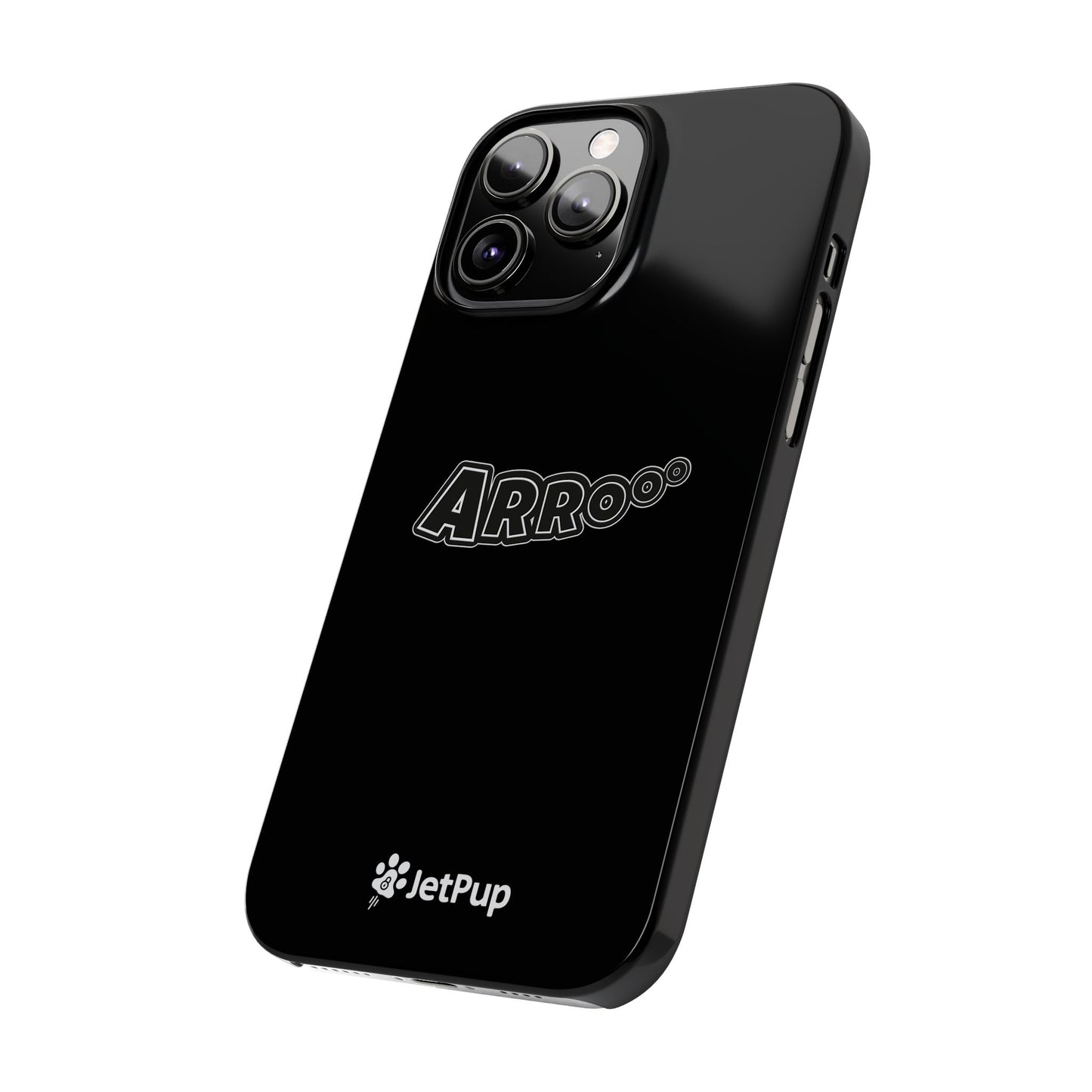 Arrooo Slim iPhone Cases - Black