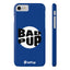 Bad Pup Slim iPhone Cases - Blue