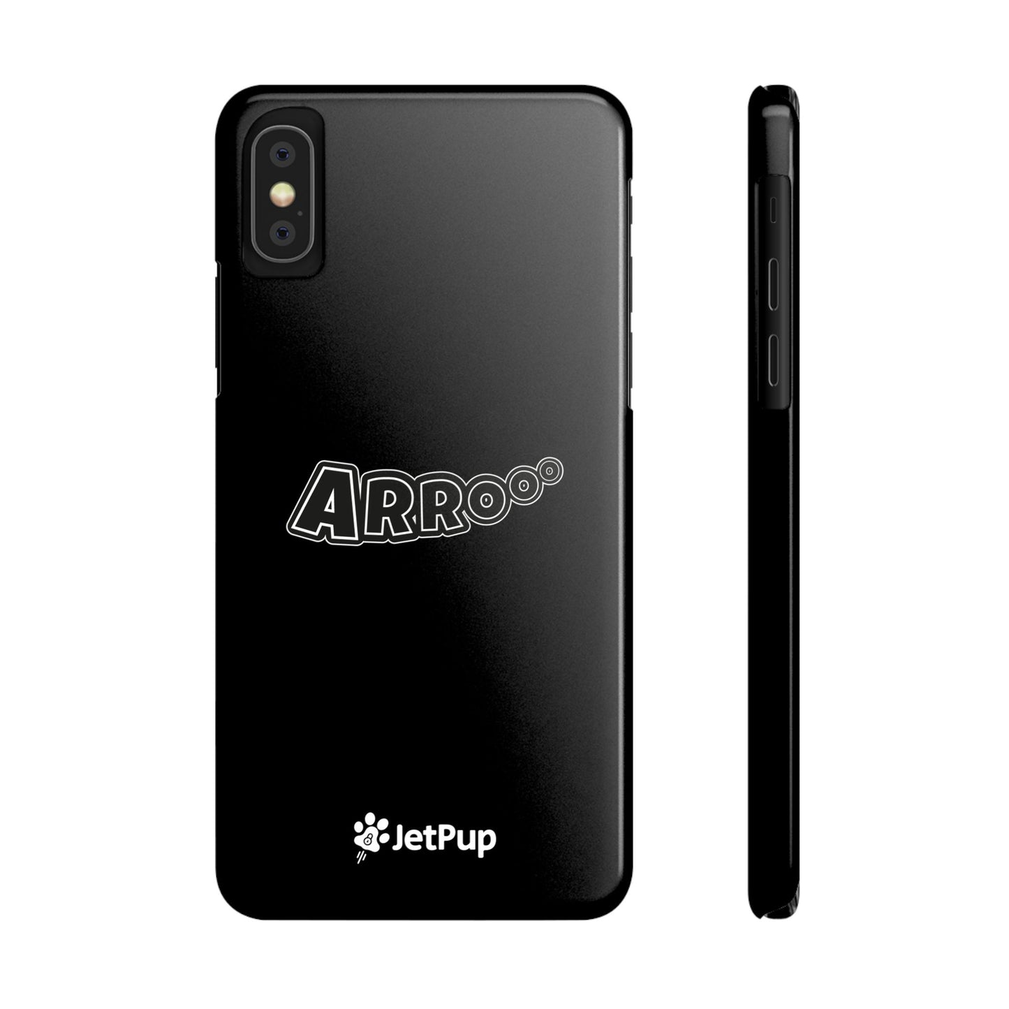 Arrooo Slim iPhone Cases - Black