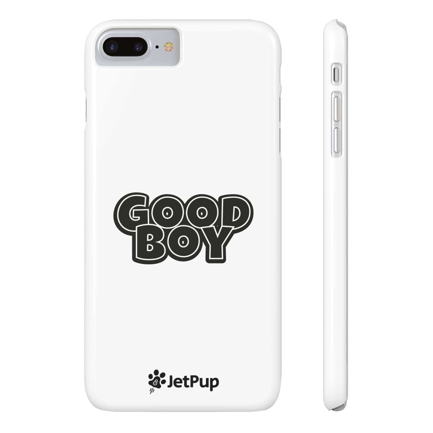 Good Boy Slim iPhone Cases - White