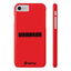 Handler Slim iPhone Cases - Red