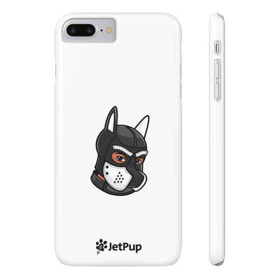 Pup Hood Slim iPhone Cases - White