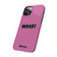 Woof Slim iPhone Cases -  Pink