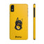 Pup Hood Slim iPhone Cases - Yellow