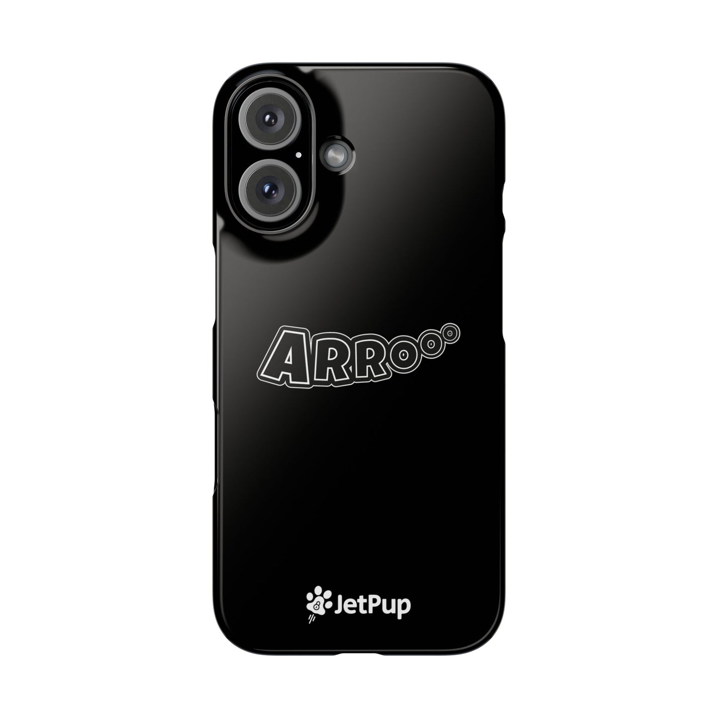 Arrooo Slim iPhone Cases - Black