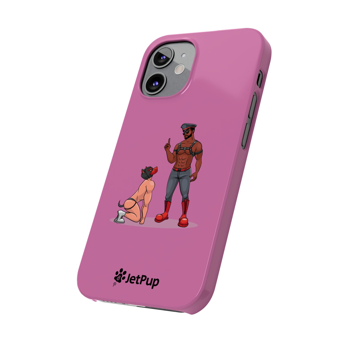 Sir & Pup Hood Slim iPhone Cases - Pink