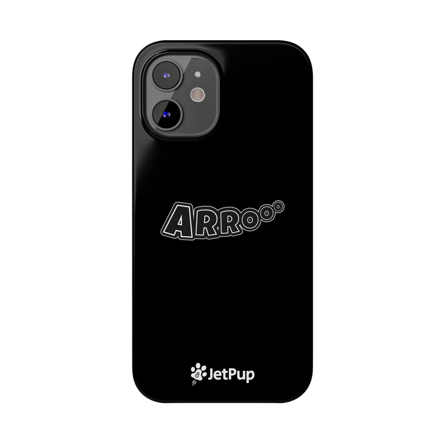 Arrooo Slim iPhone Cases - Black