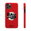 Bad Pup Slim iPhone Cases - Red