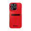 Handler Slim iPhone Cases - Red