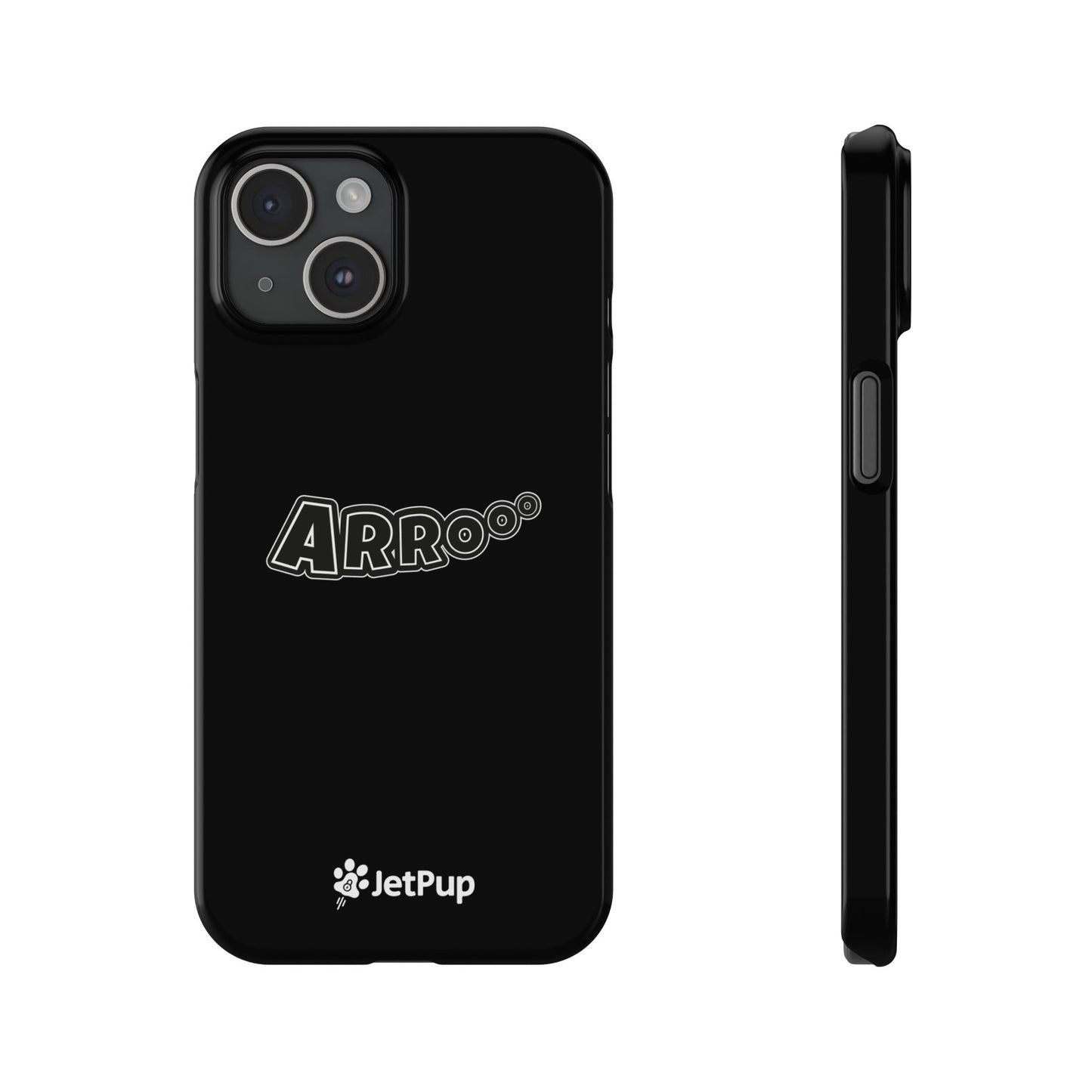 Arrooo Slim iPhone Cases - Black