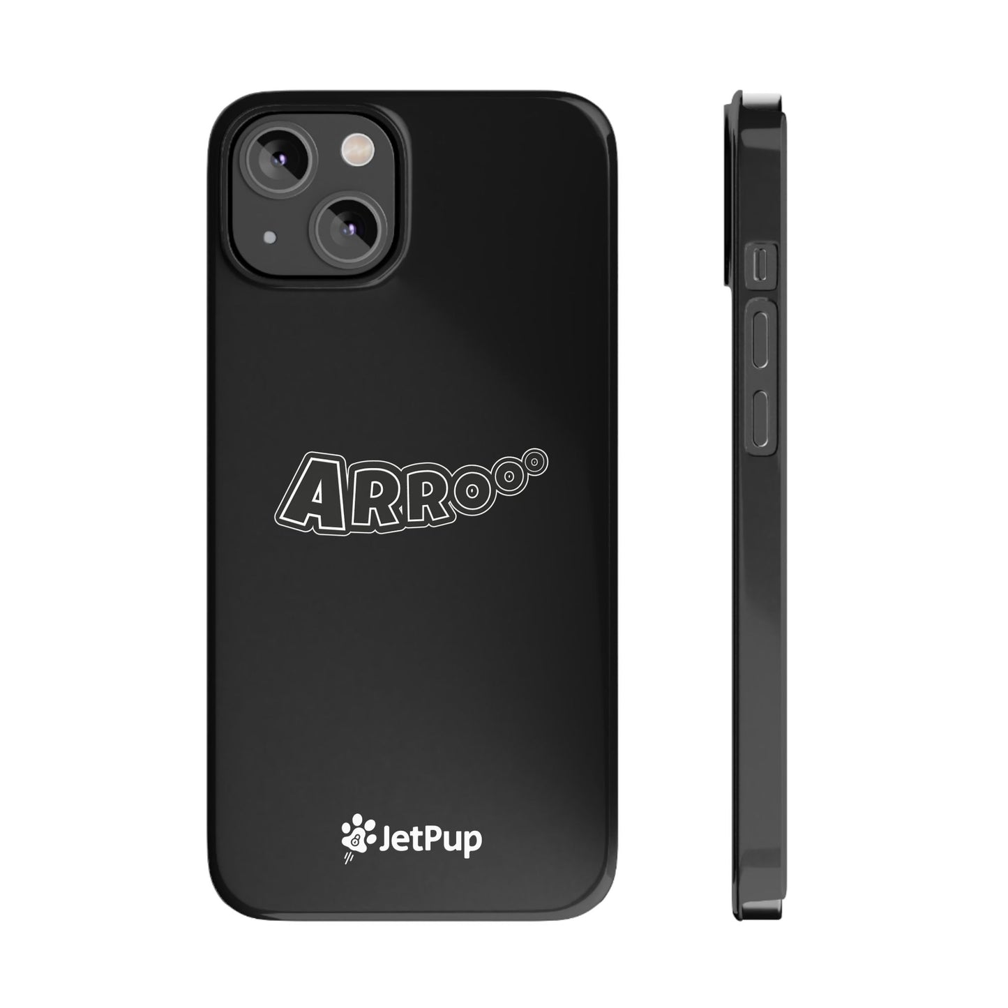 Arrooo Slim iPhone Cases - Black