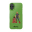 Dad & Pup Slim iPhone Cases - Green