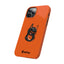 Pup Hood Slim iPhone Cases - Orange