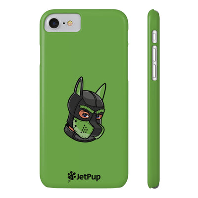 Pup Hood Slim iPhone Cases - Green