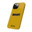 Woof Slim iPhone Cases - Yellow