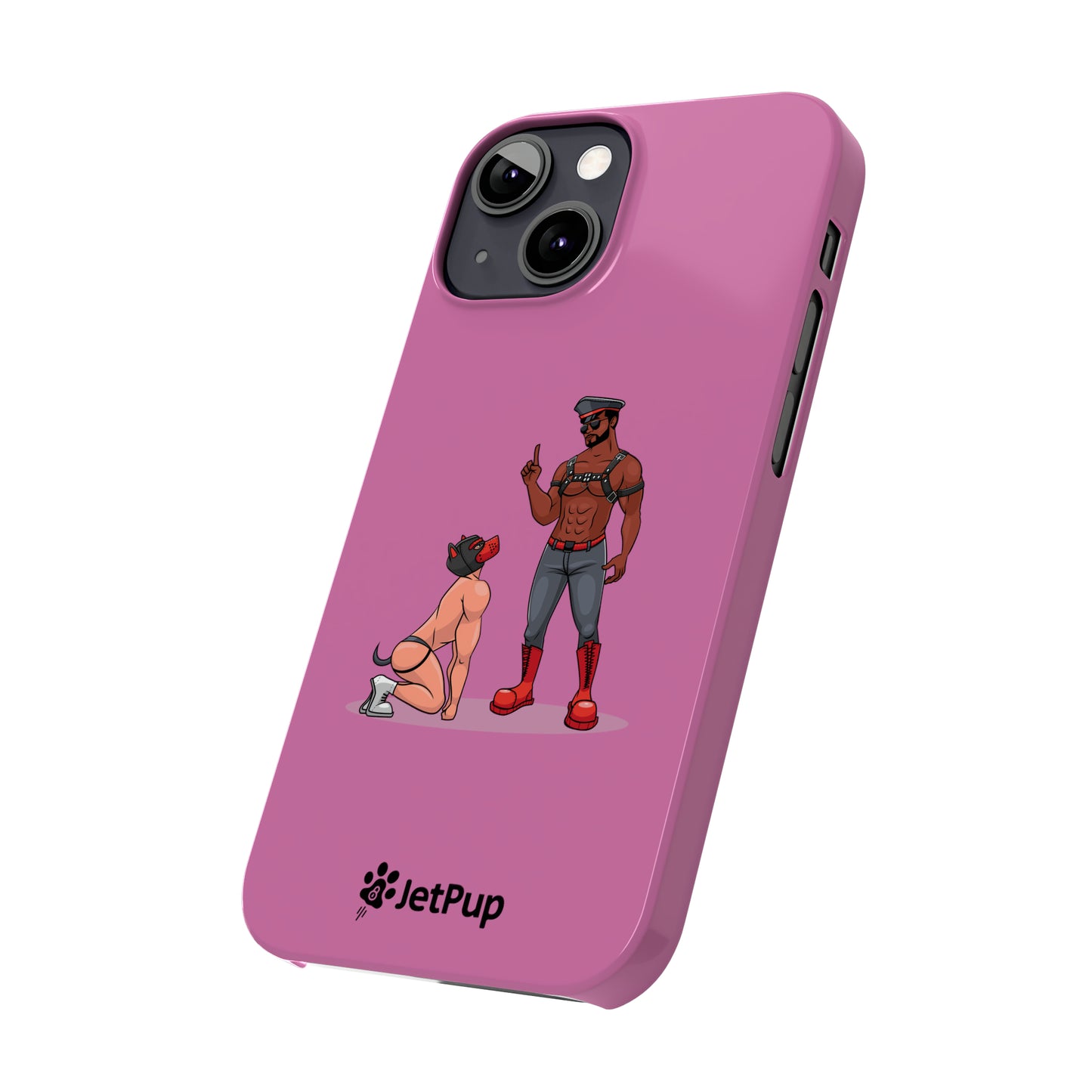 Sir & Pup Hood Slim iPhone Cases - Pink