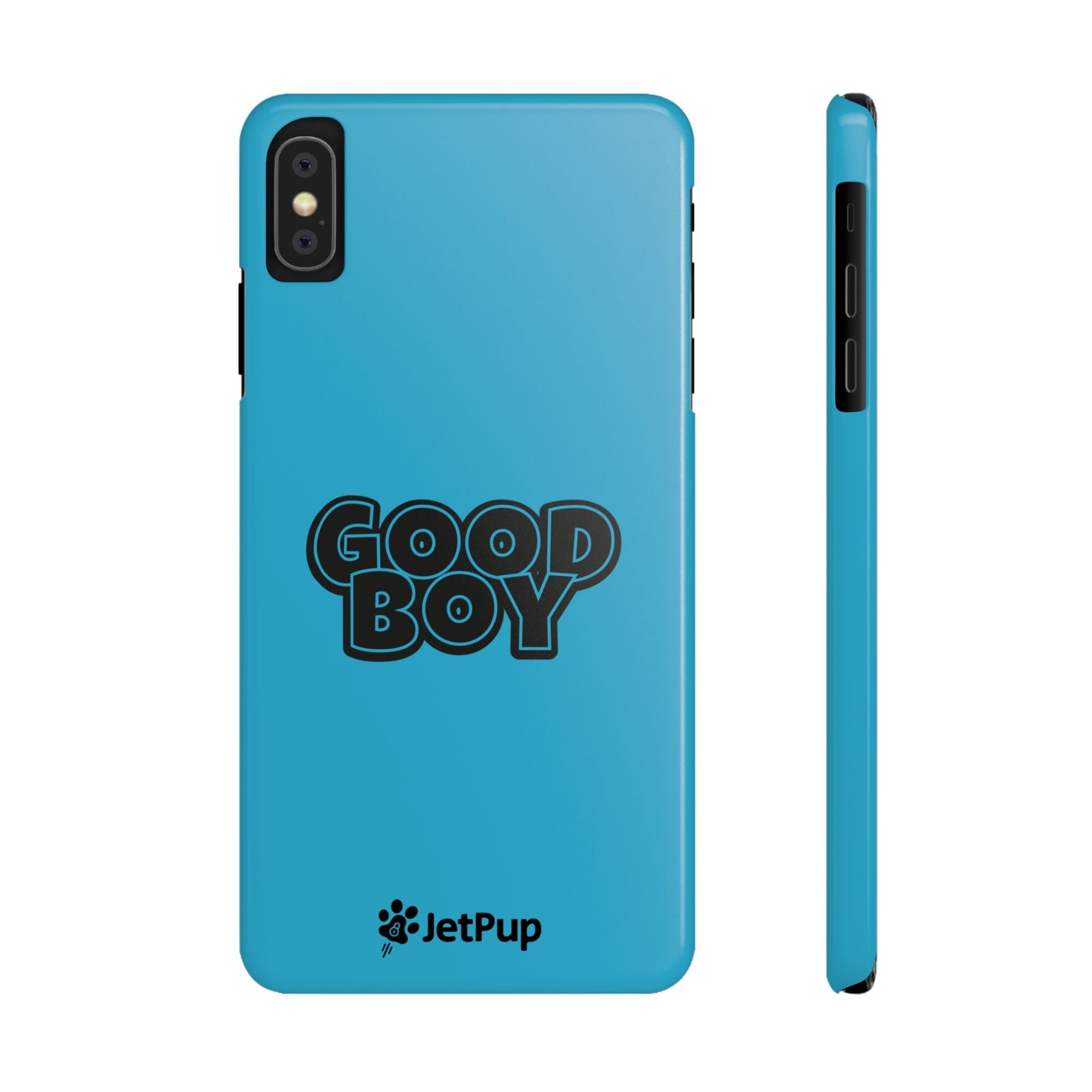 Good Boy Slim iPhone Cases - Turquoise