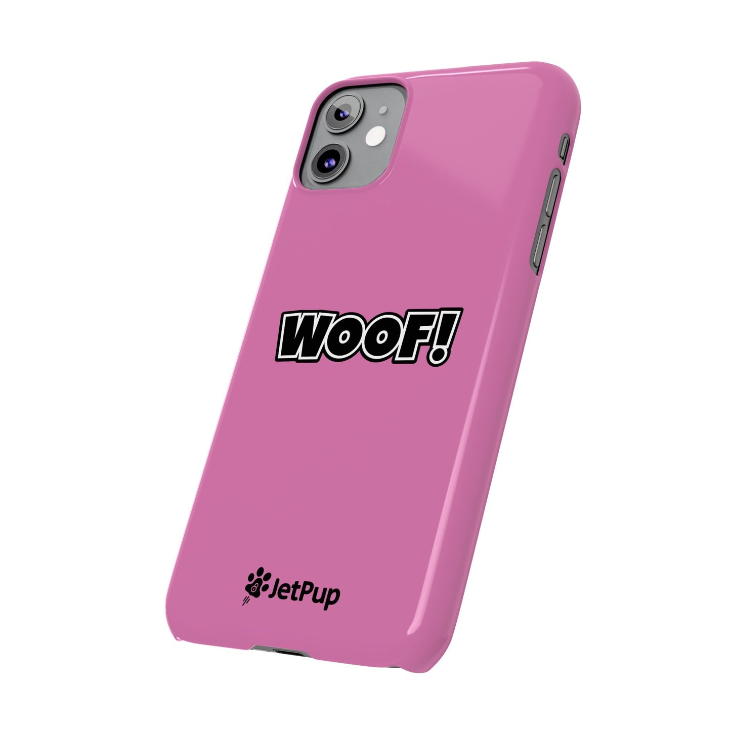 Woof Slim iPhone Cases -  Pink