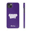 Good Boy Slim iPhone Cases - Purple