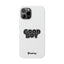 Good Boy Slim iPhone Cases - White