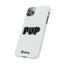 Pup Slim iPhone Cases - White